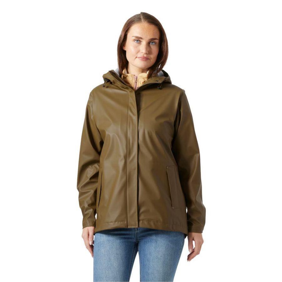 Helly Hansen Moss, regnjakke, dame, brun