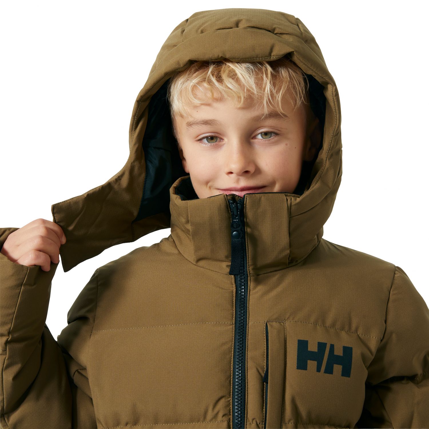 Helly Hansen Nord Puffy, parka, junior, verde