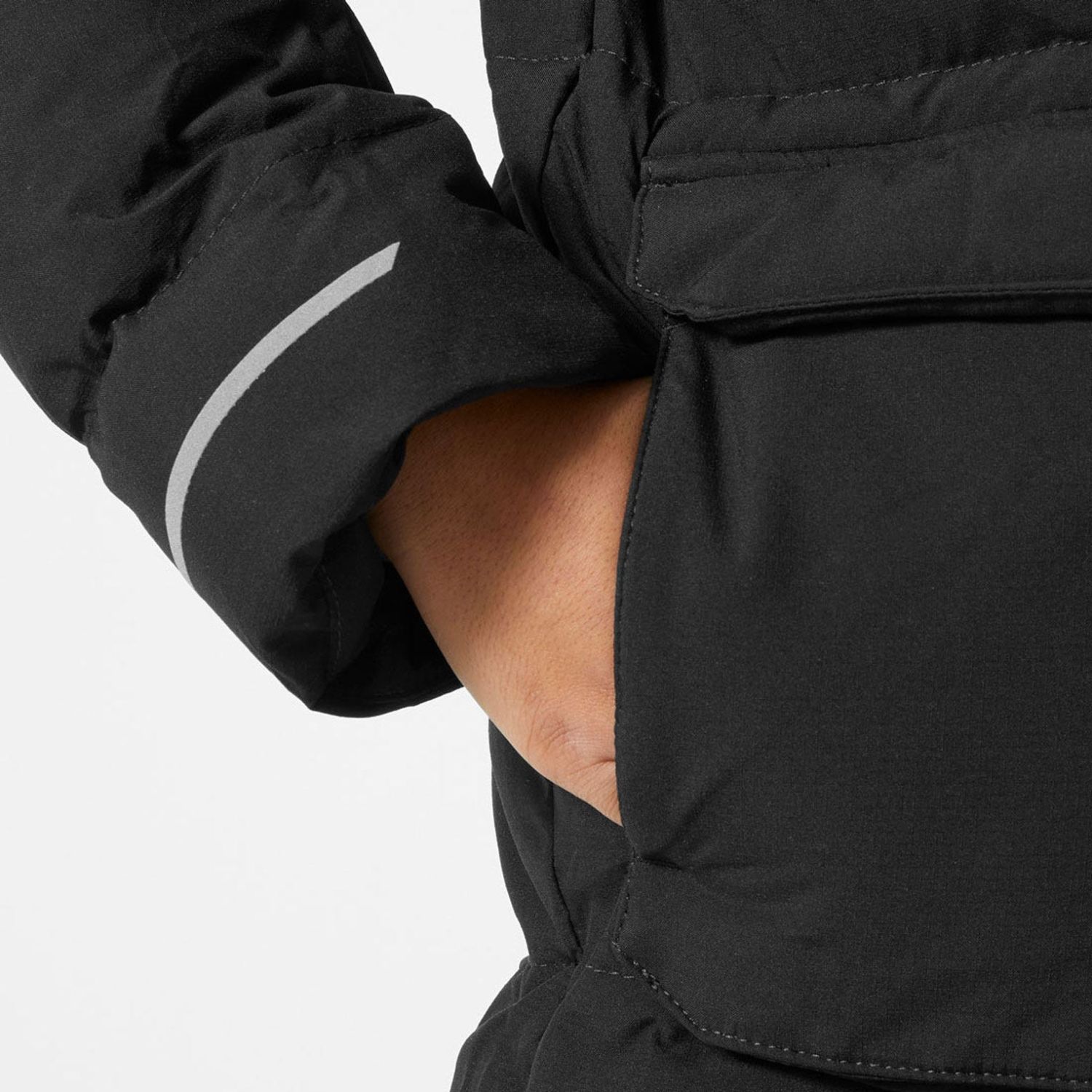 Helly Hansen Nord Puffy, Parkas, Junior, Svart