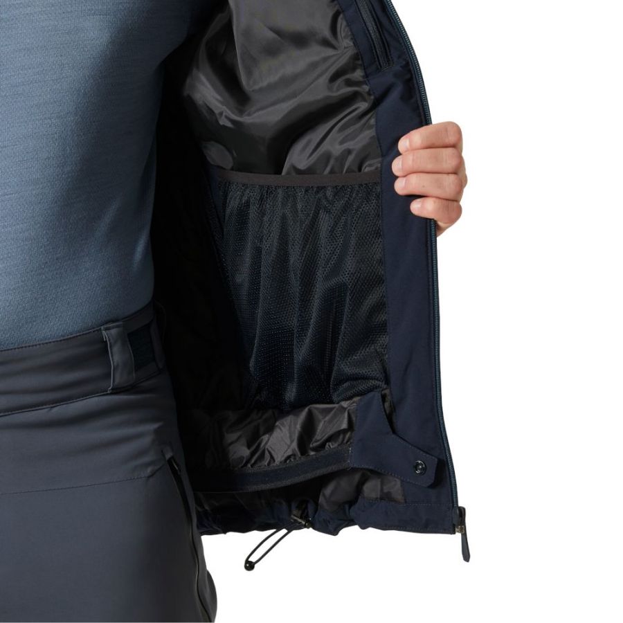 Helly Hansen Panorama 2.0 Ins, casaco de esqui, homem, azul marinho
