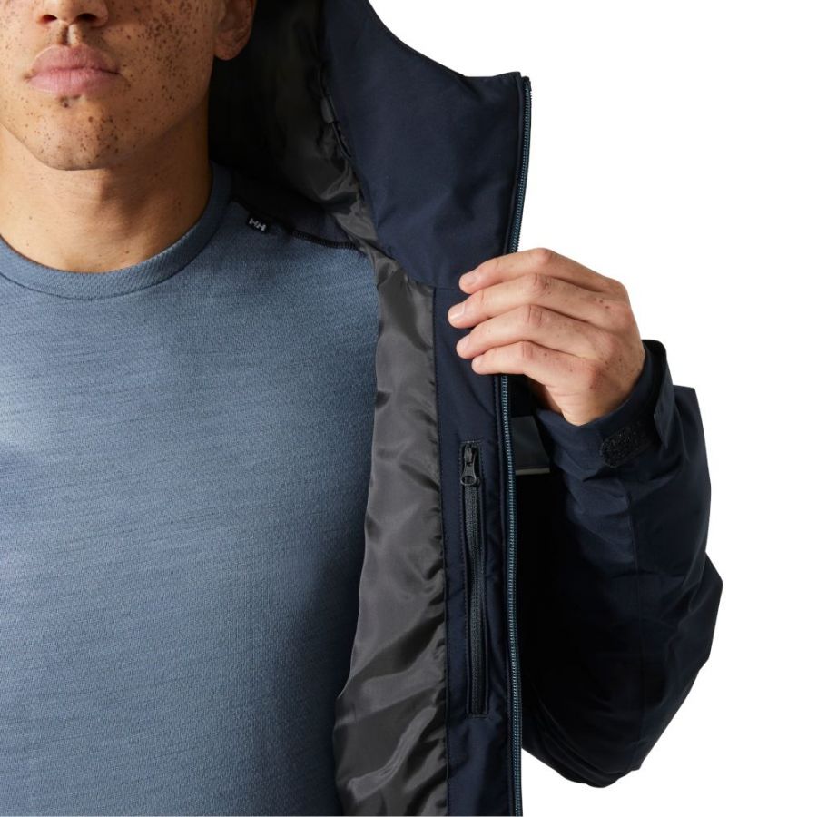 Helly Hansen Panorama 2.0 Ins, casaco de esqui, homem, azul marinho