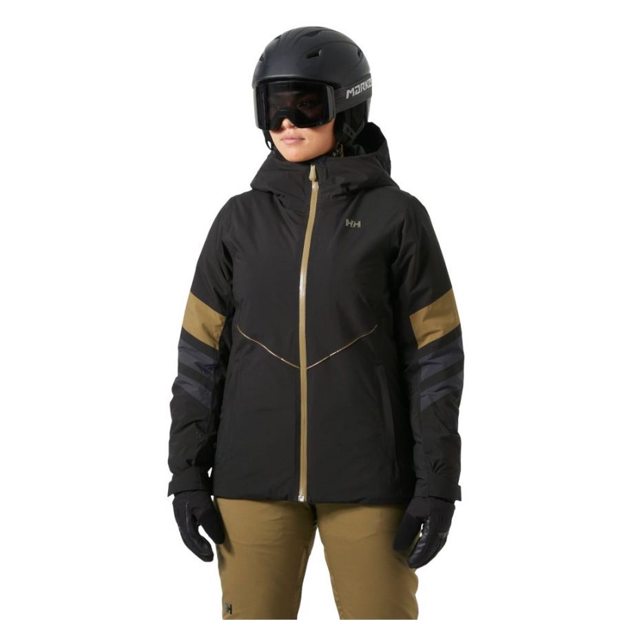 Helly Hansen Panorama 2.0 Ins, lyžiarska bunda, dámska, čierna