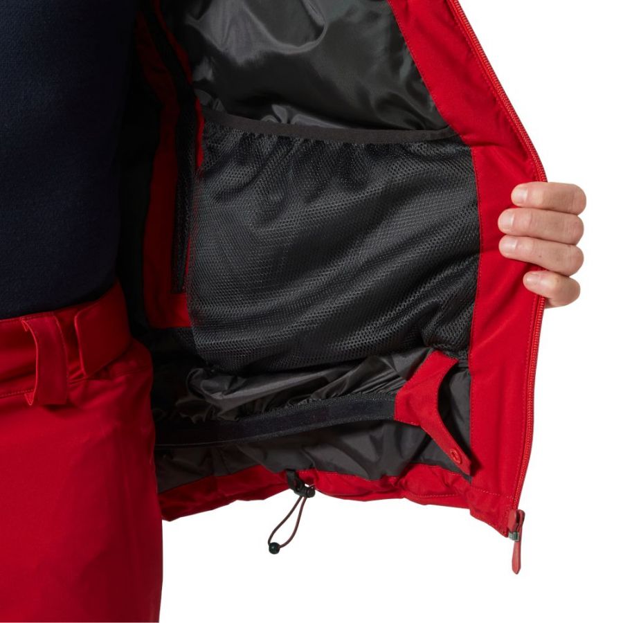 Helly Hansen Panorama 2.0 Ins, lyžiarska bunda, pánska, červená