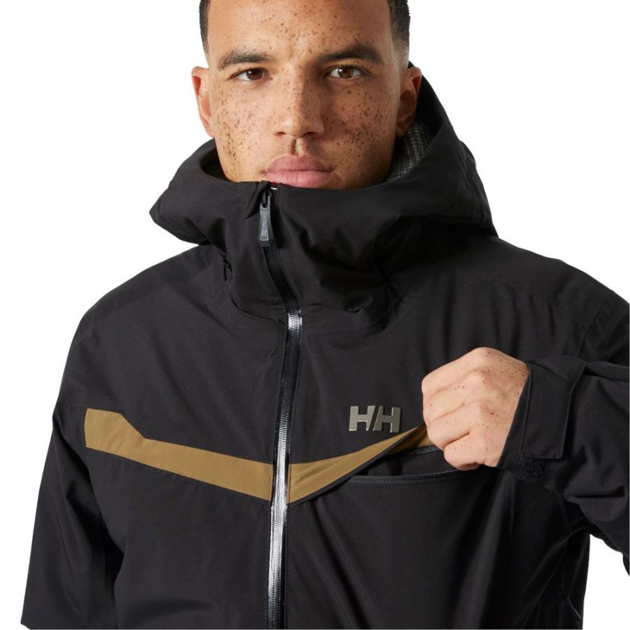 Helly Hansen Panorama 2.0 Ins, lyžiarska bunda, pánska, čierna