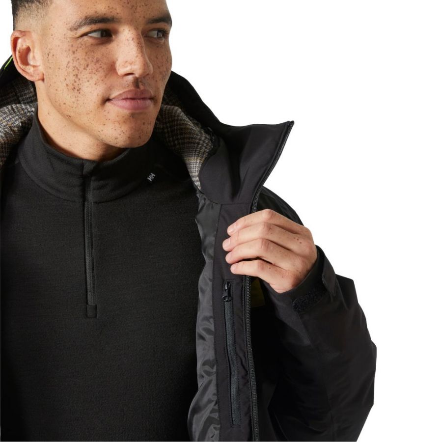 Helly Hansen Panorama 2.0 Ins, lyžiarska bunda, pánska, čierna