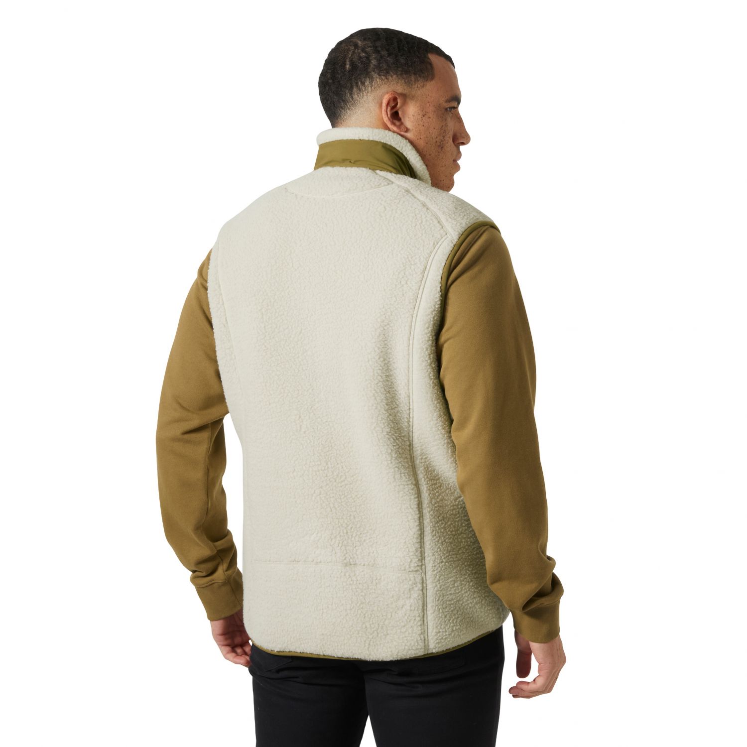 Helly Hansen Panorama Pile Block, fleecevest, herre, beige