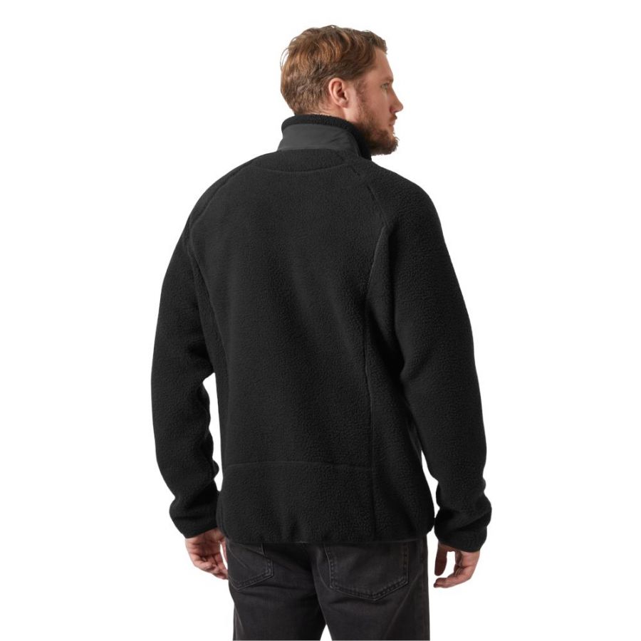 Helly Hansen Panorama Pile Block, fleecová bunda, pánska, čierna
