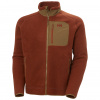 Helly Hansen Panorama Pile Block, flisová bunda, pánske, hnedá