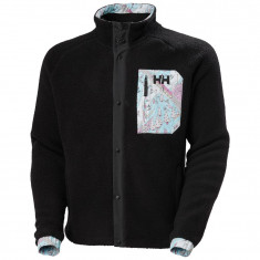 Helly Hansen Panorama Pile Snap, jachetă fleece, bărbați, negru