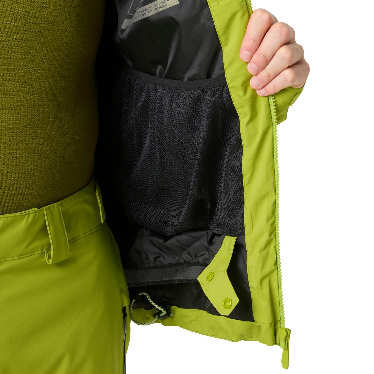 Helly Hansen Panoramic Ins, Geacă de schi, bărbați, verde