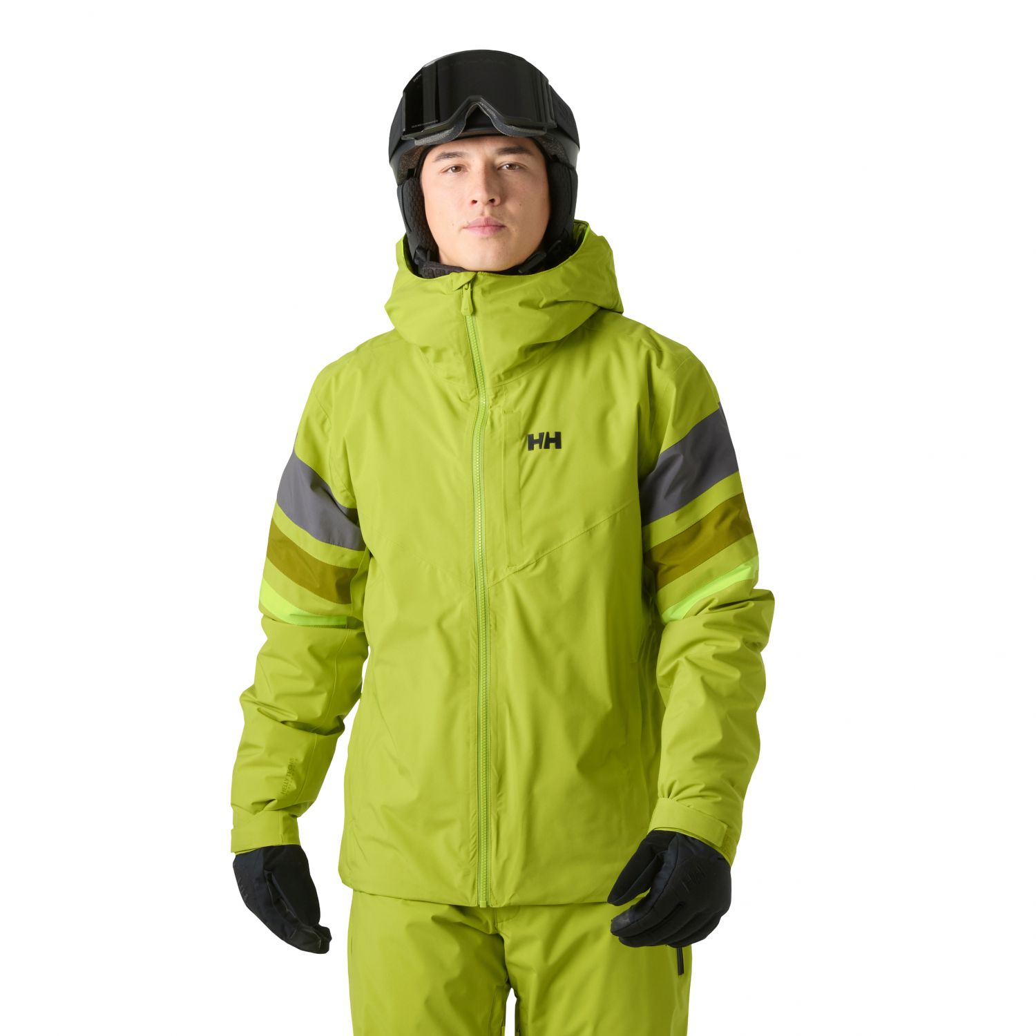 Helly Hansen Panoramic Ins, giacca da sci, uomo, verde