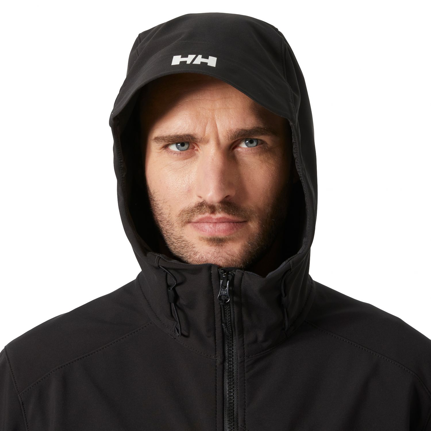 Helly Hansen Paramount Hooded, chaqueta softshell, hombre, negro
