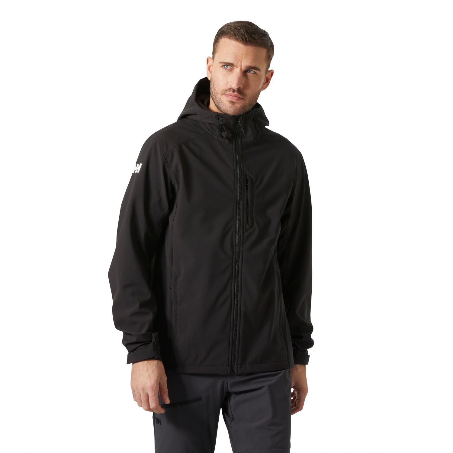 Helly Hansen Paramount Hooded, softshell jas, heren, zwart