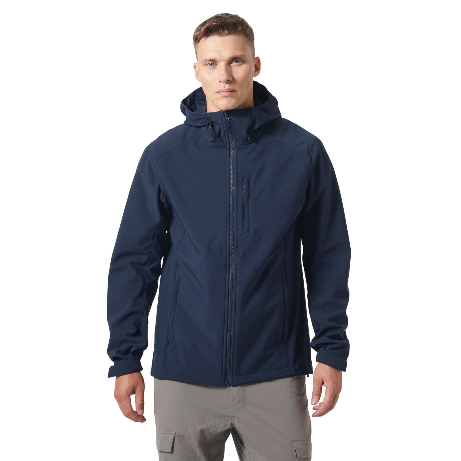 Helly Hansen Paramount Hooded Softshellová bunda, pánska, námornícka