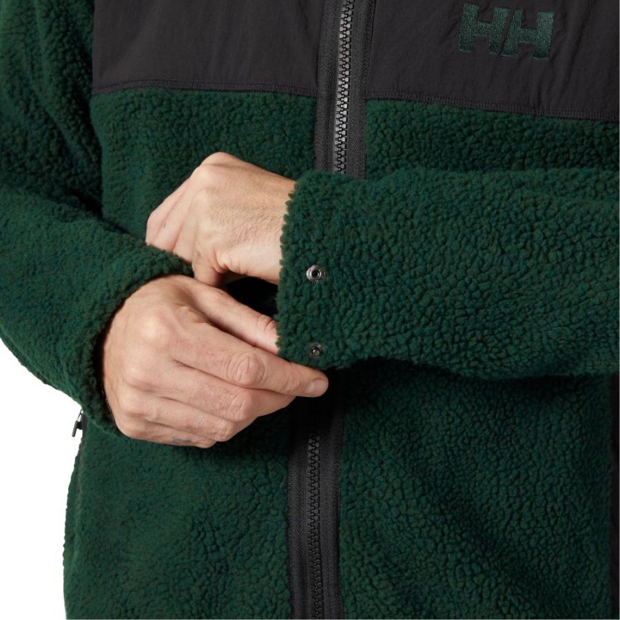 Helly Hansen Patrol Pile, casaco de lã, homem, verde escuro