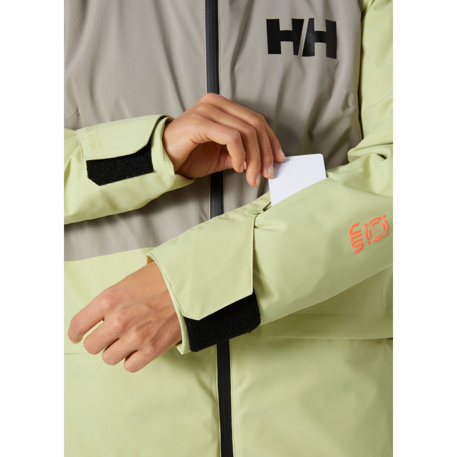 Helly Hansen Powchaser 2.0, kurtka narciarska, damska, mrożona matcha