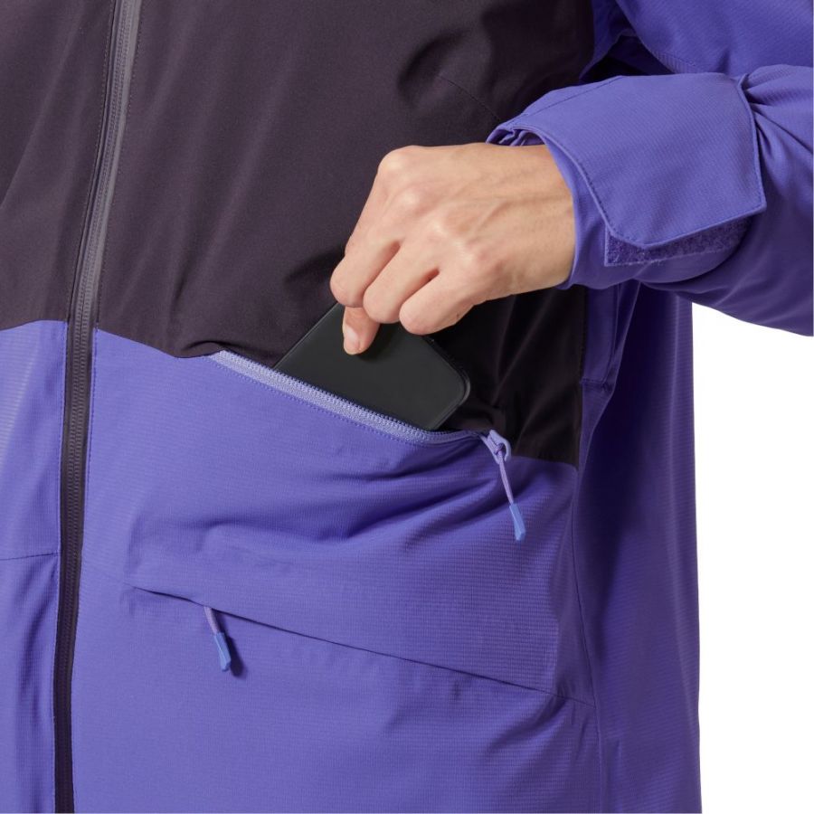 Helly Hansen Powchaser 2.0, lyžiarska bunda, dámska, fialová