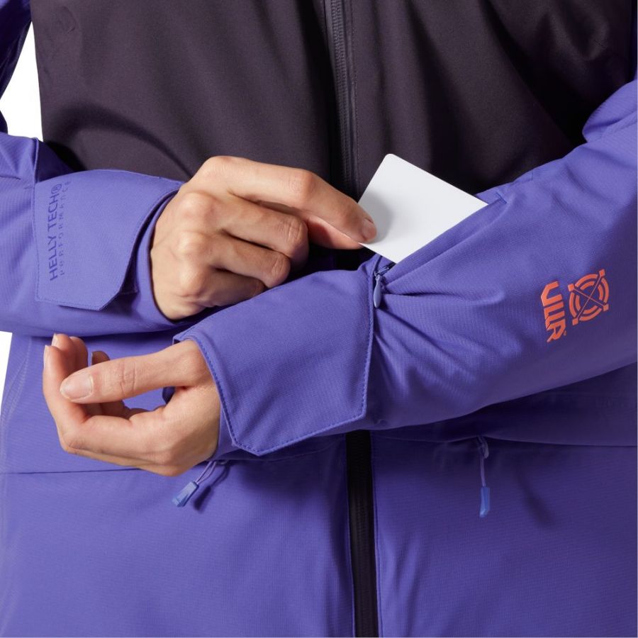 Helly Hansen Powchaser 2.0, lyžiarska bunda, dámska, fialová