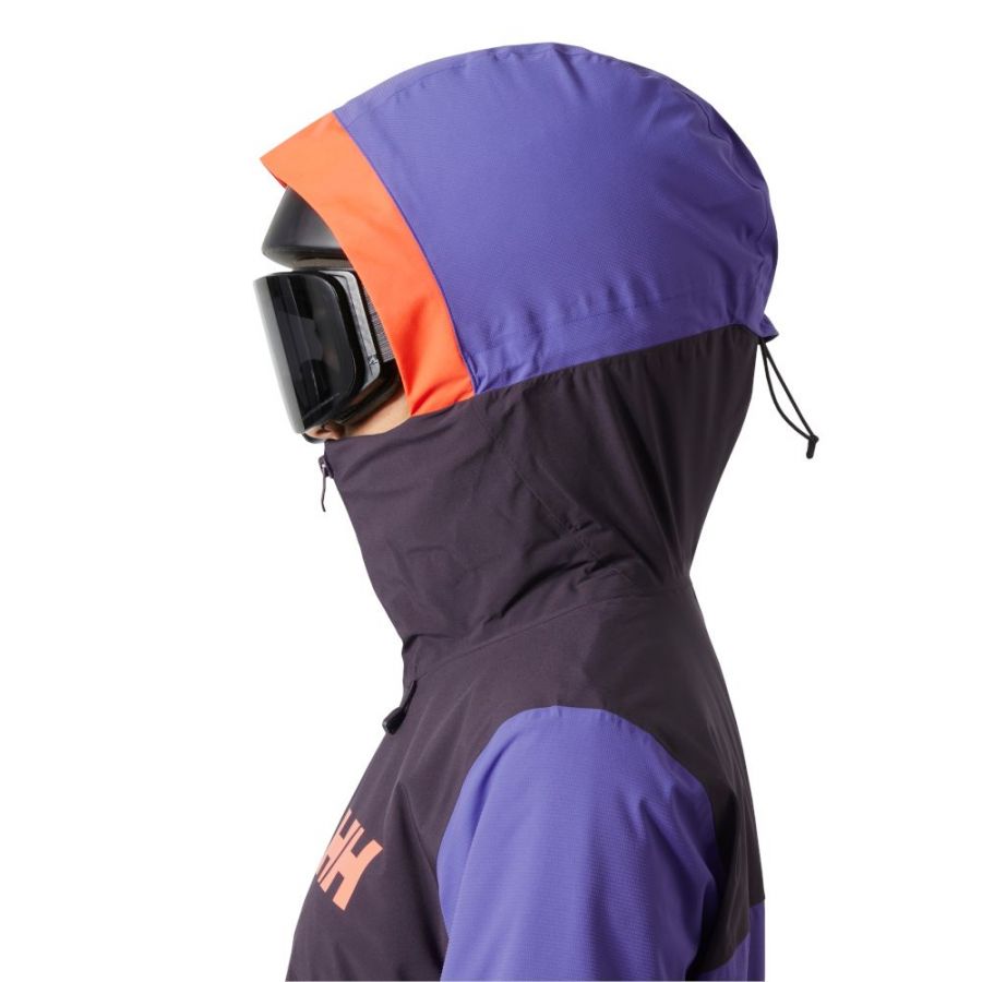 Helly Hansen Powchaser 2.0, skijakke, dame, lilla