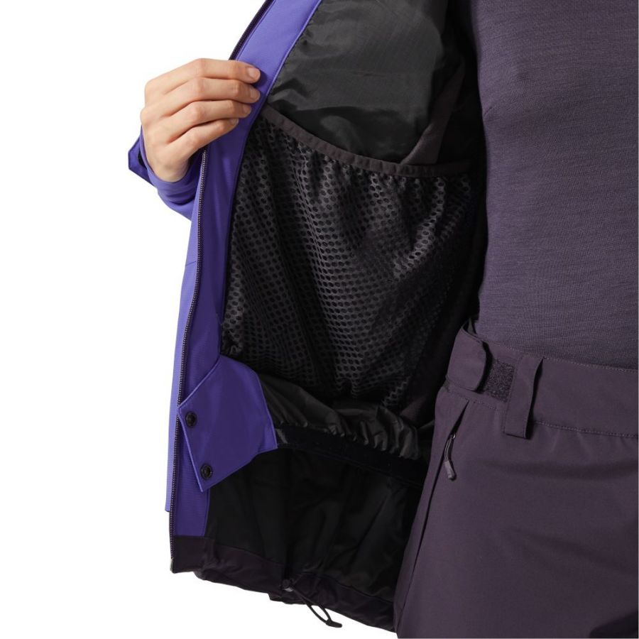 Helly Hansen Powchaser 2.0, skijakke, dame, lilla