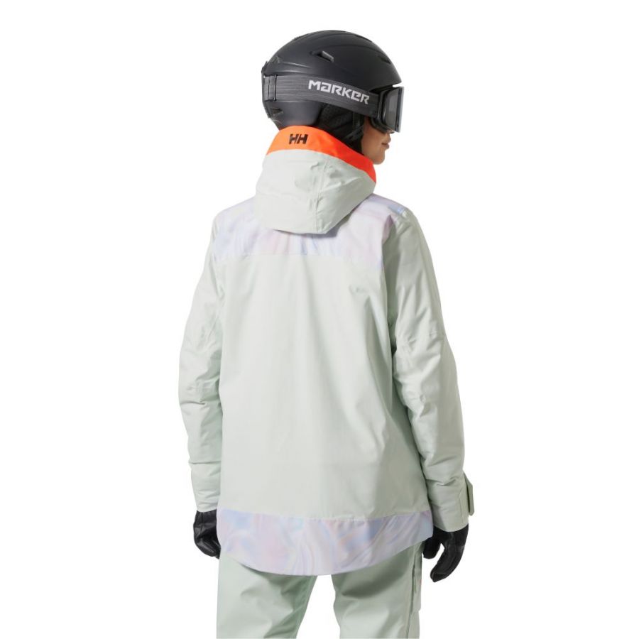 Helly Hansen Powchaser 2.0, skijakke, dame, lysegrøn/lyselilla