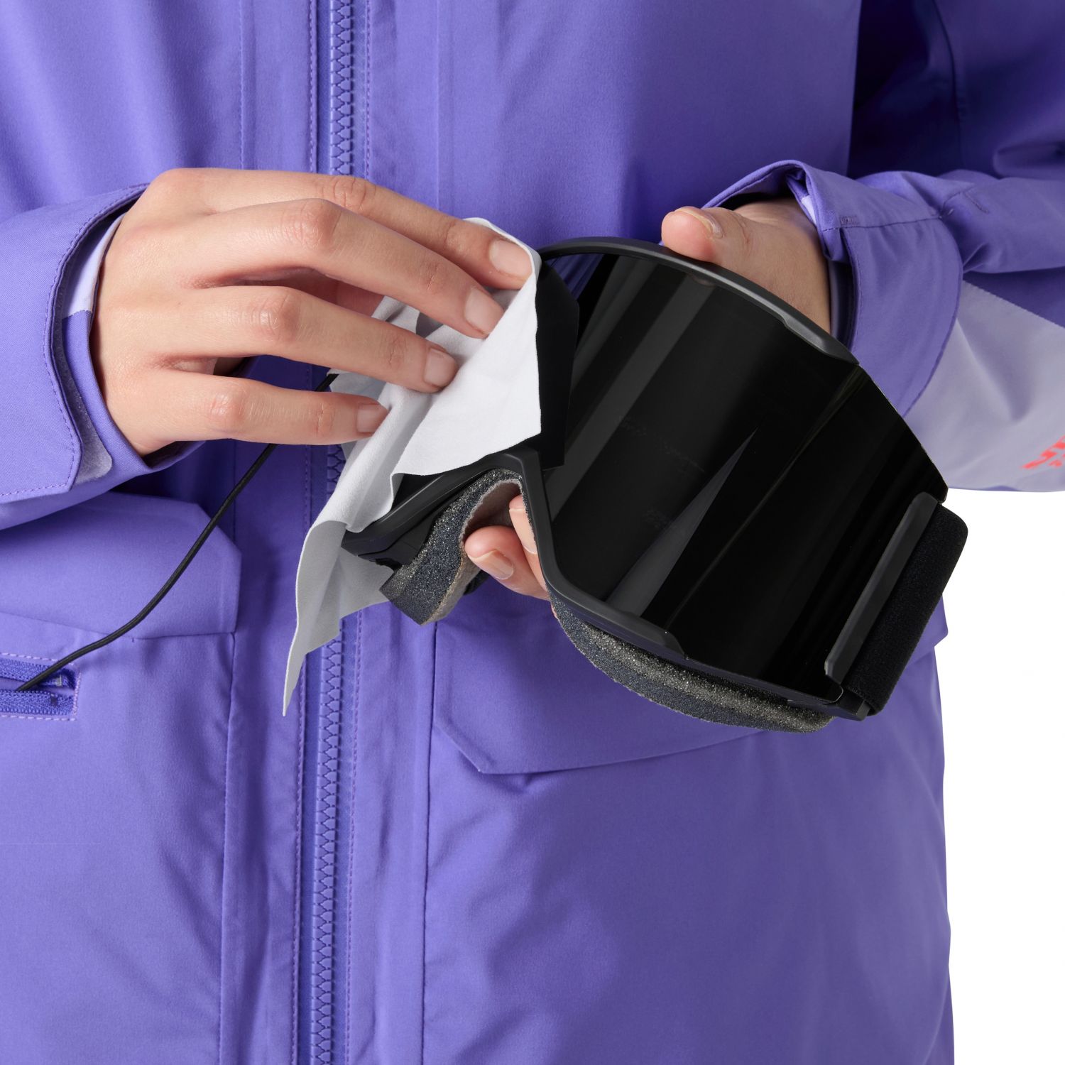 Helly Hansen Powchaser 3.0, chaqueta de esquí, mujer, lila