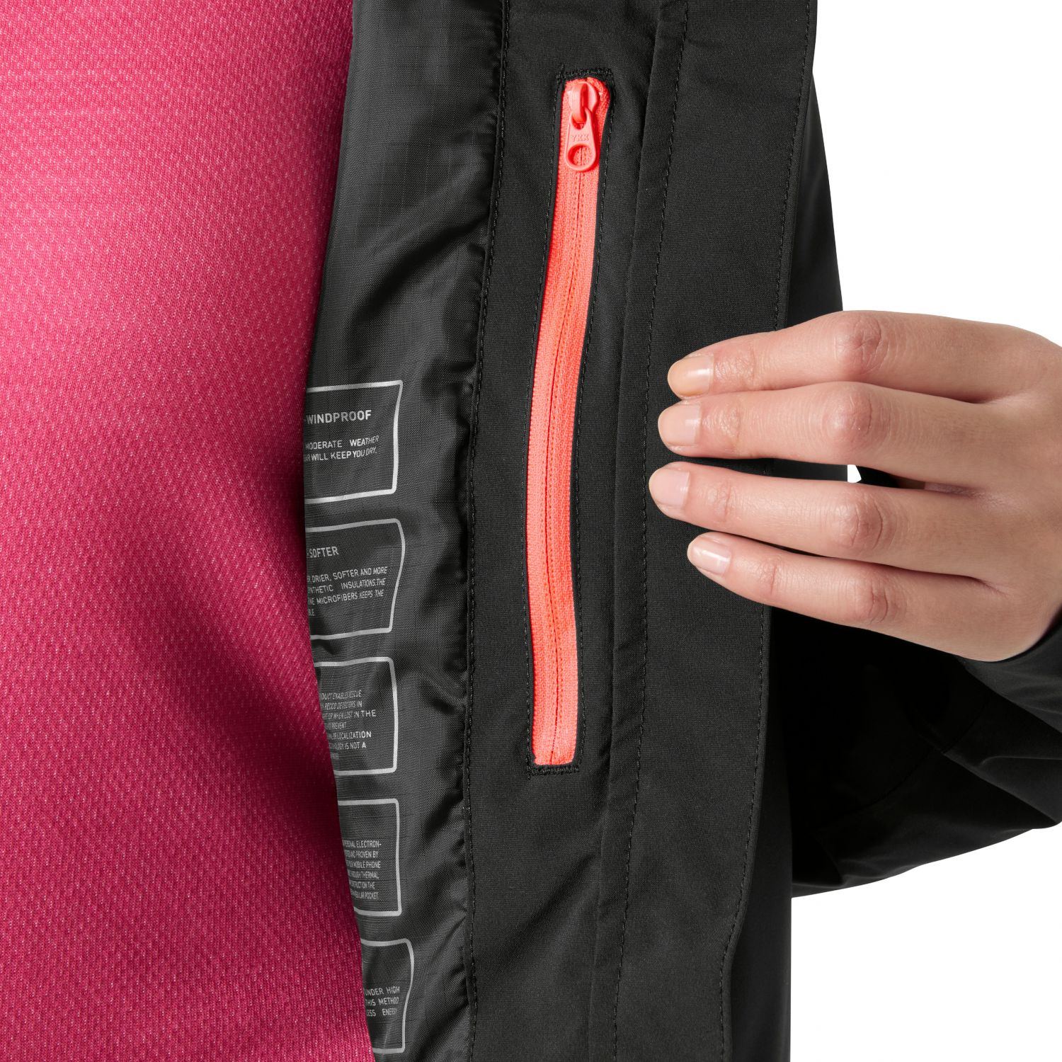 Helly Hansen Powchaser 3.0, skijakke, dame, sort
