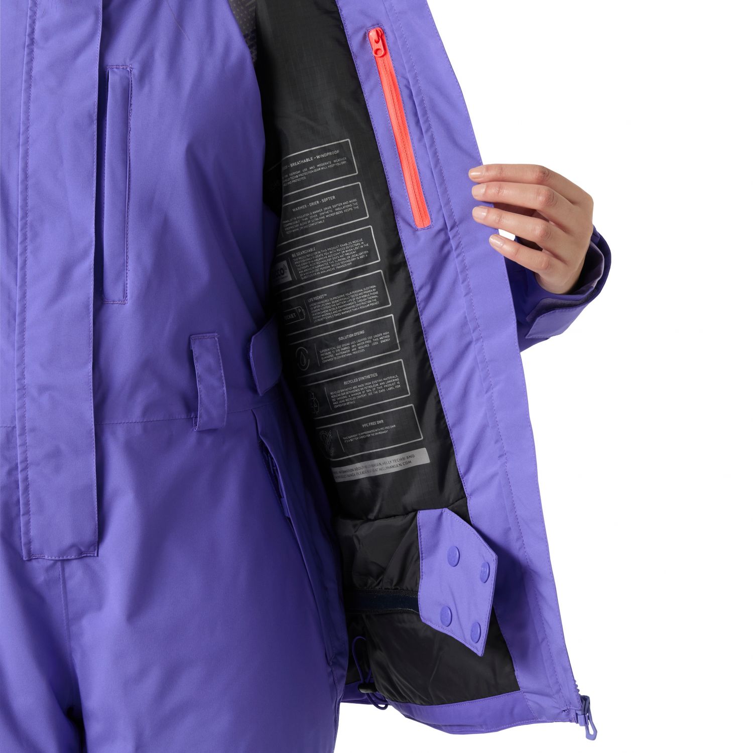 Helly Hansen Powchaser 3.0, Skijakke, Dame, Ultra Violet