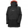 Helly Hansen Powchaser Asymmetric, dámska lyžiarska bunda, čierna