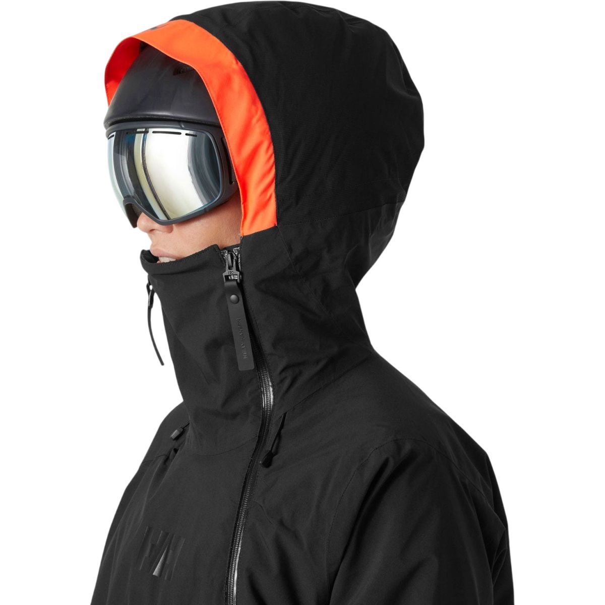 Helly Hansen Powchaser Asymmetric, jachetă de schi, femei, negru