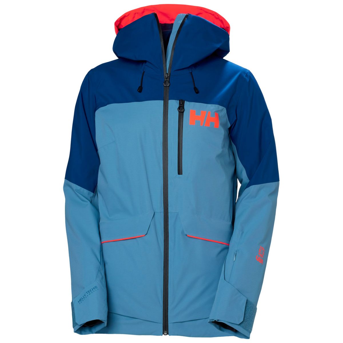 Helly Hansen Powchaser Lifaloft, kurtka narciarska, damska, jasnoniebieska