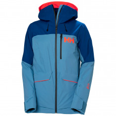 Helly Hansen Powchaser Lifaloft, ski jacket, women, blue fog
