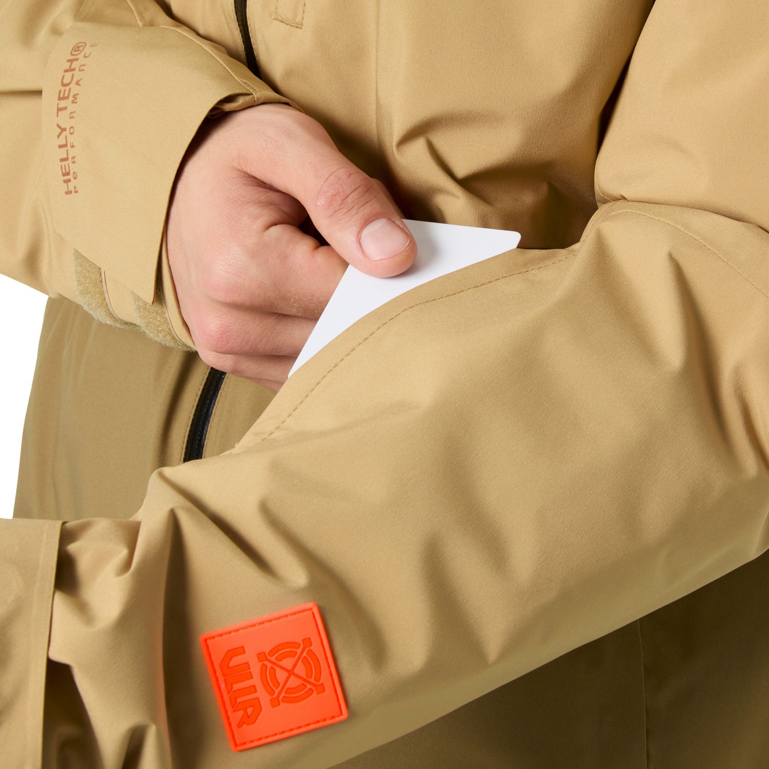 Helly Hansen Powderface, giacca da sci, uomo, beige