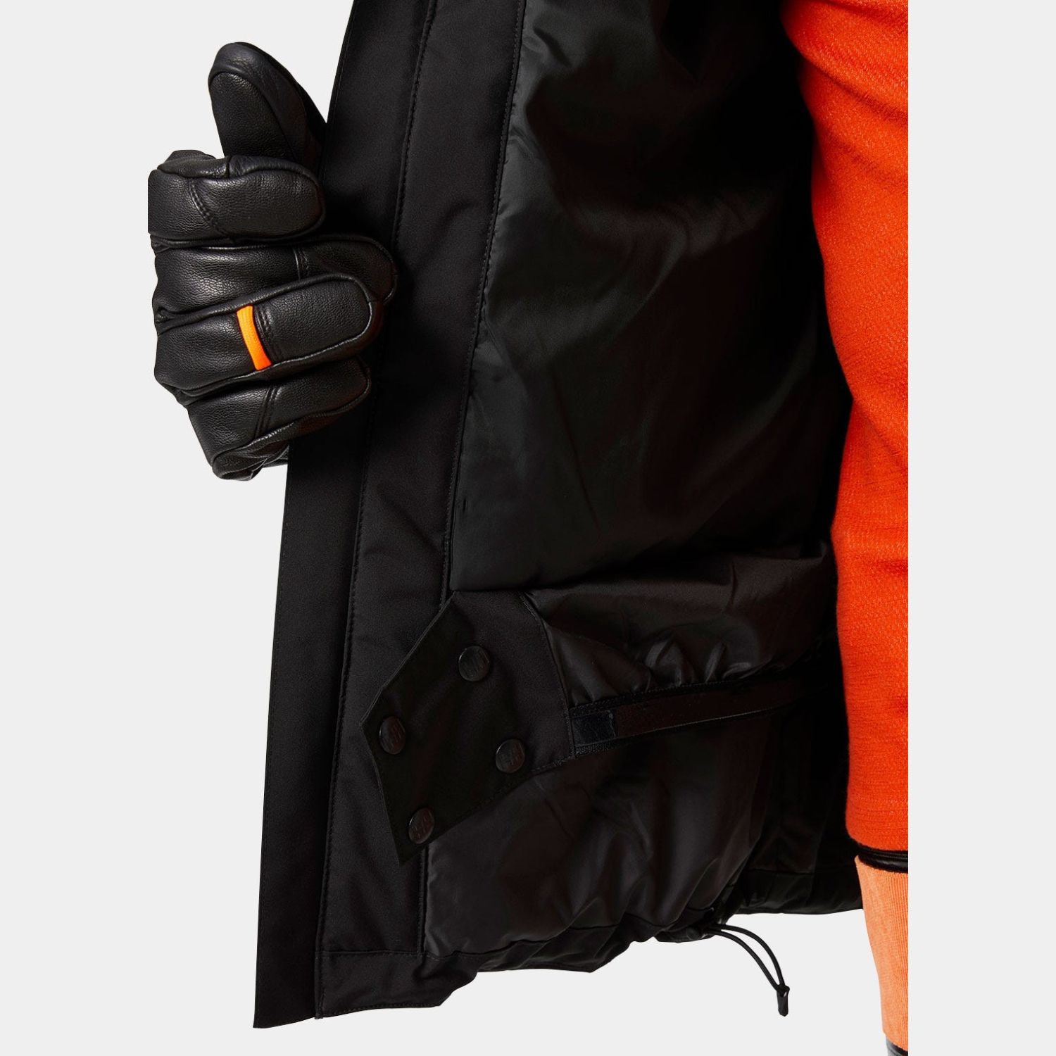 Helly Hansen Powderface, ski jacket, men, black