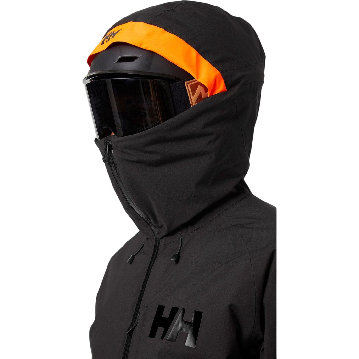 Helly Hansen Powderface, ski jas, meneer, zwart