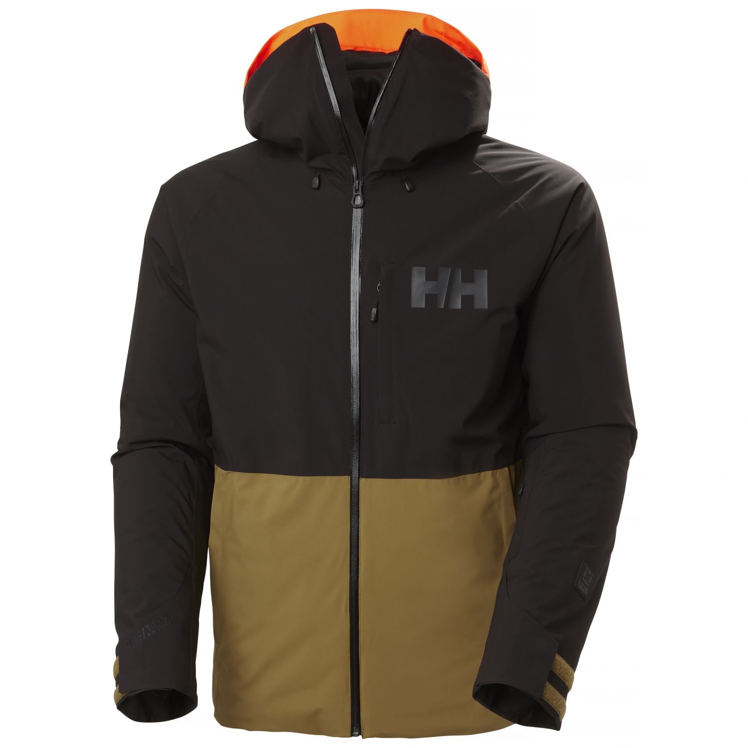 Helly Hansen Powderface, ski jas, meneer, zwart/lynx