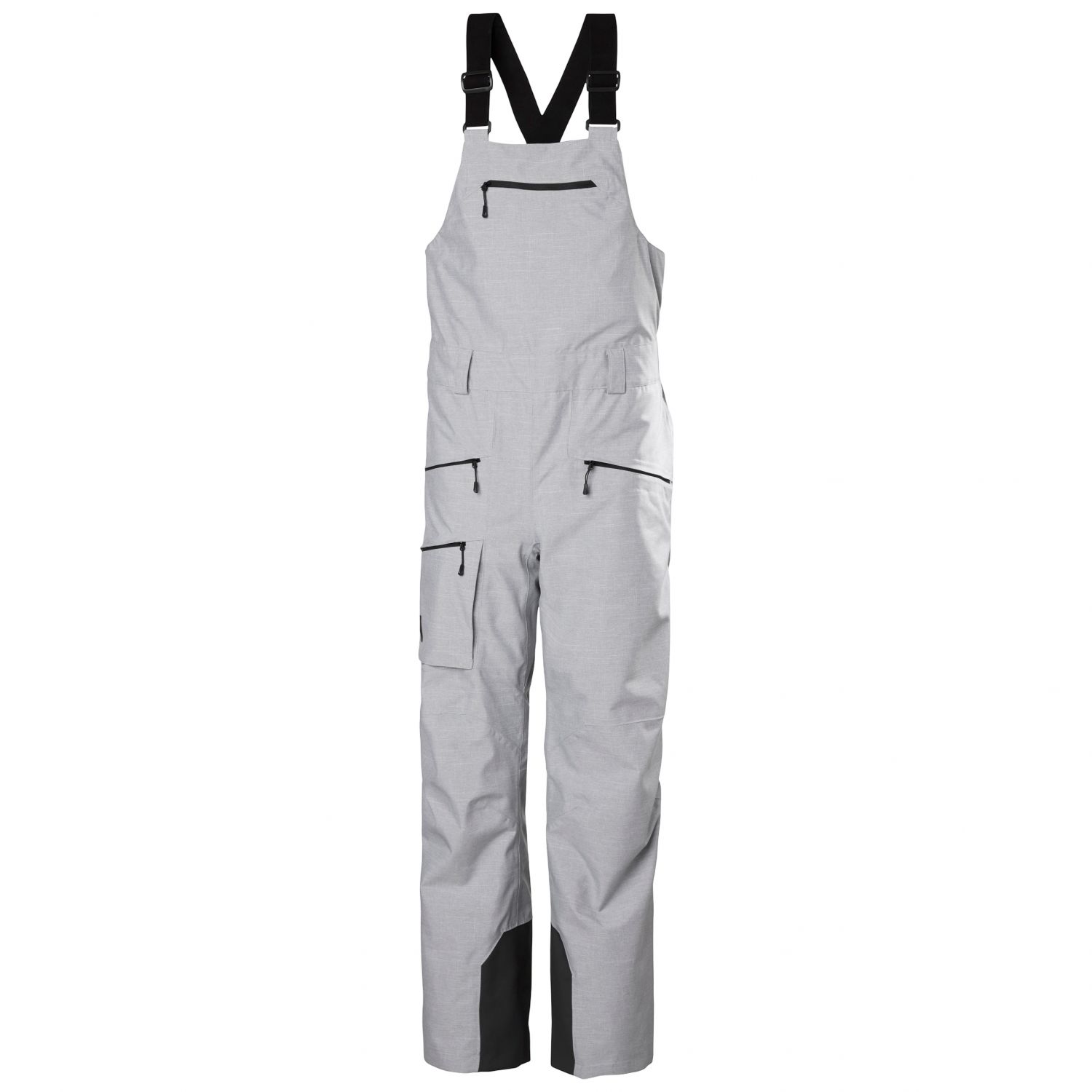 Helly Hansen Powderqueen 2.0 Bib, Skibukser, Dame, Grey Melange