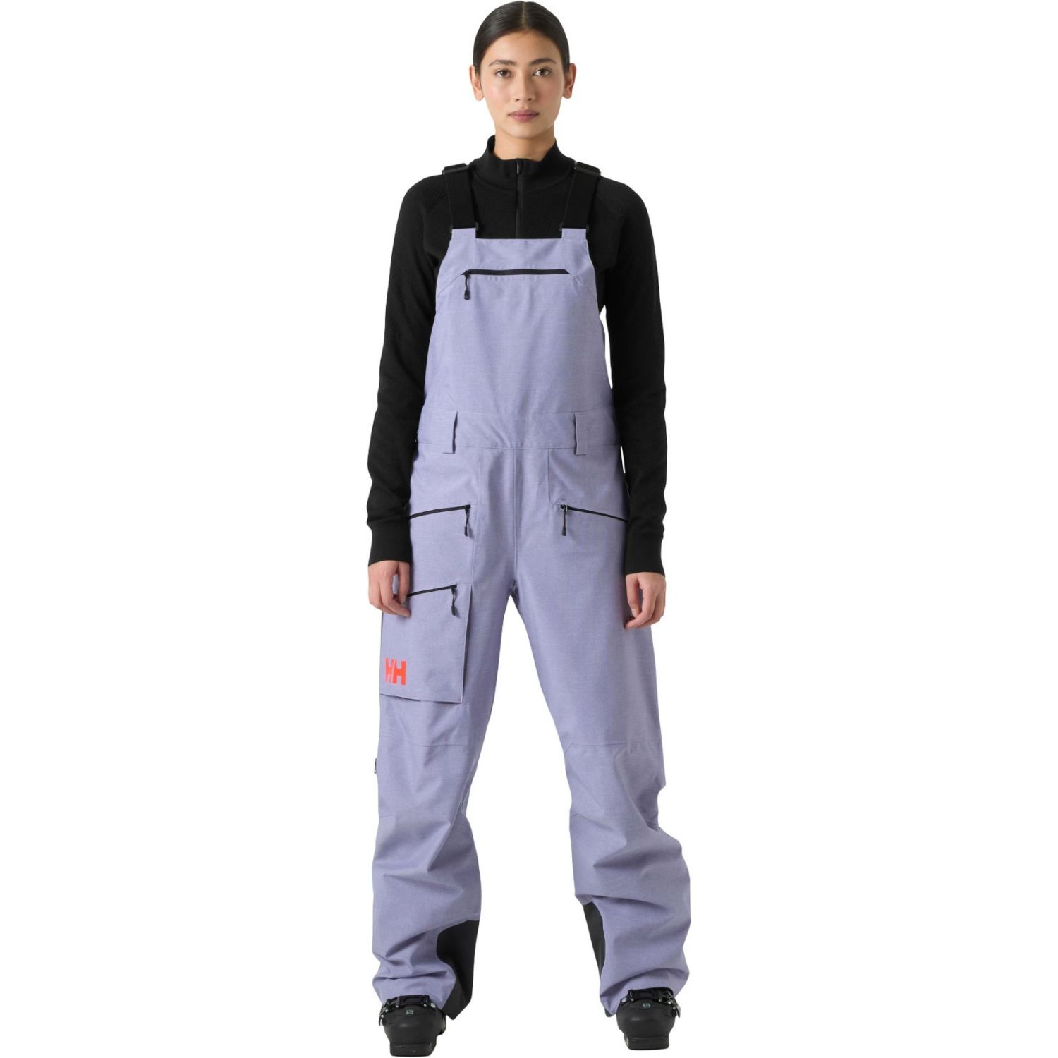 Helly Hansen Powderqueen 2.0 Bib, skibukser, dame, lilla