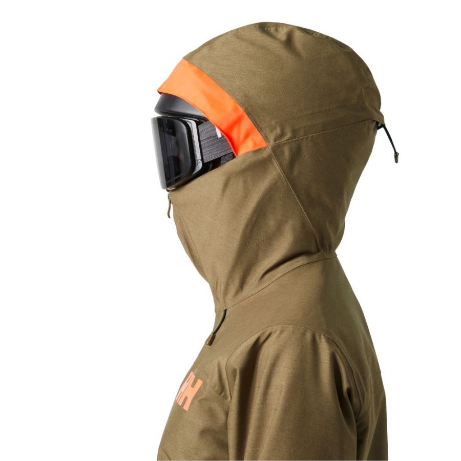 Helly Hansen Powderqueen 3.0 jachetă de schi, femei, maro