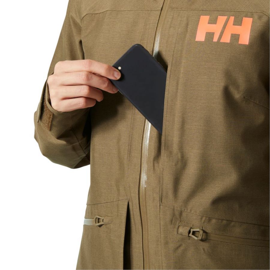 Helly Hansen Powderqueen 3.0 jachetă de schi, femei, maro