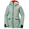 Helly Hansen Powderqueen 3.0, kurtka narciarska, damska, jasnozielony