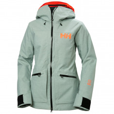 Helly Hansen Powderqueen 3.0, kurtka narciarska, damska, jasnozielony