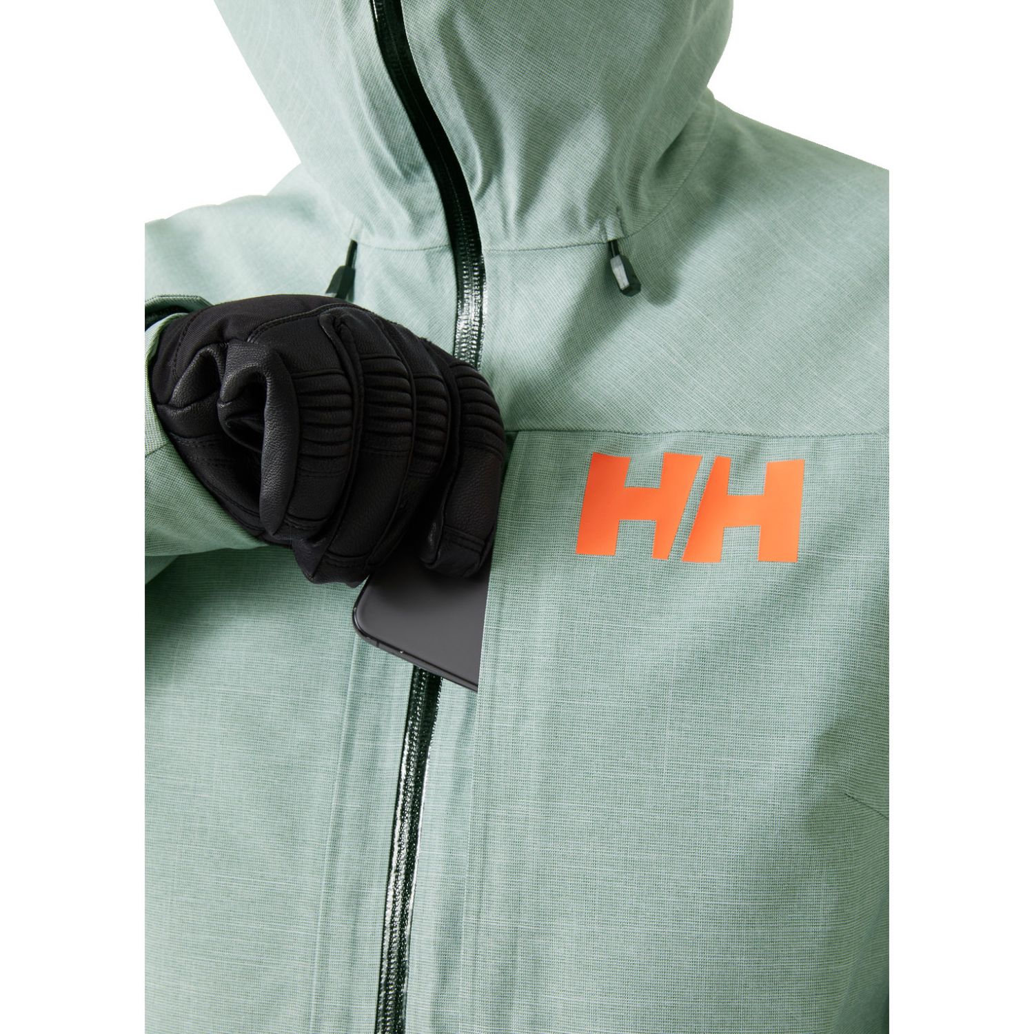 Helly Hansen Powderqueen 3.0, kurtka narciarska, damska, jasnozielony