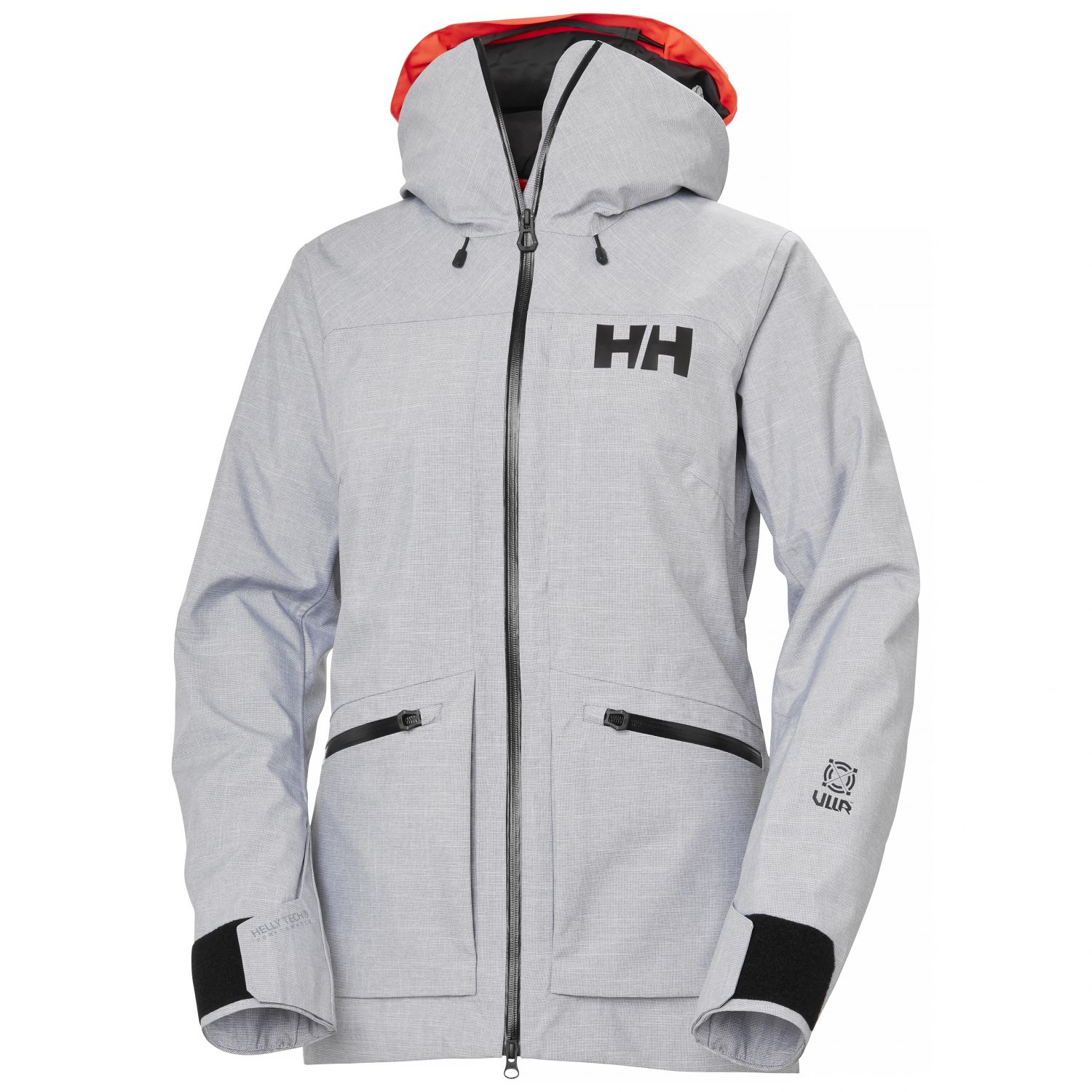 Helly Hansen Powderqueen 3.0, kurtka narciarska, damskie, jasnoszary