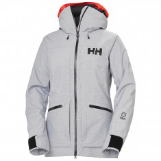 Helly Hansen Powderqueen 3.0, lyžiarska bunda, dámska, svetlo šedá