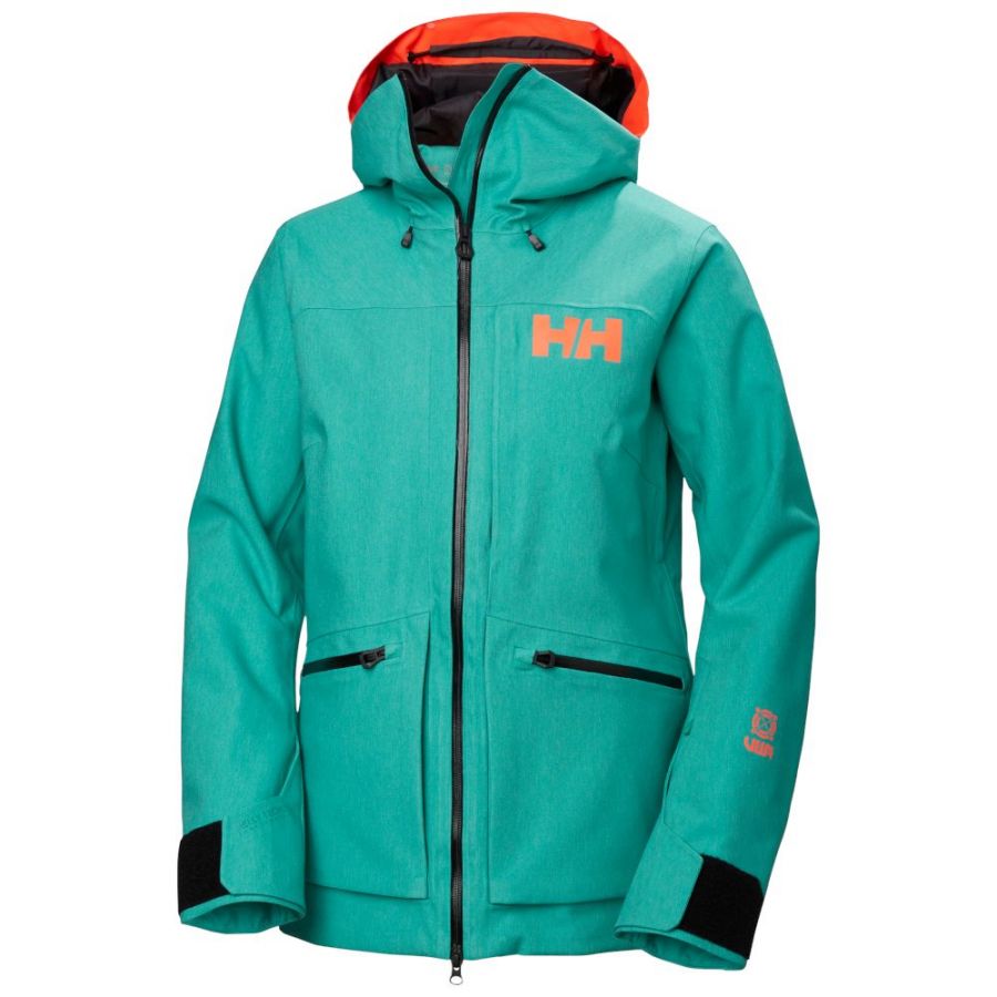 Helly Hansen Powderqueen 3.0 lyžiarska bunda, dámska, zelená
