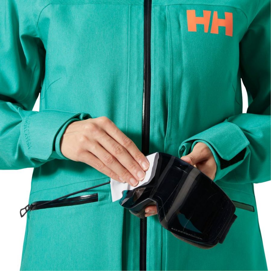 Helly Hansen Powderqueen 3.0 lyžiarska bunda, dámska, zelená