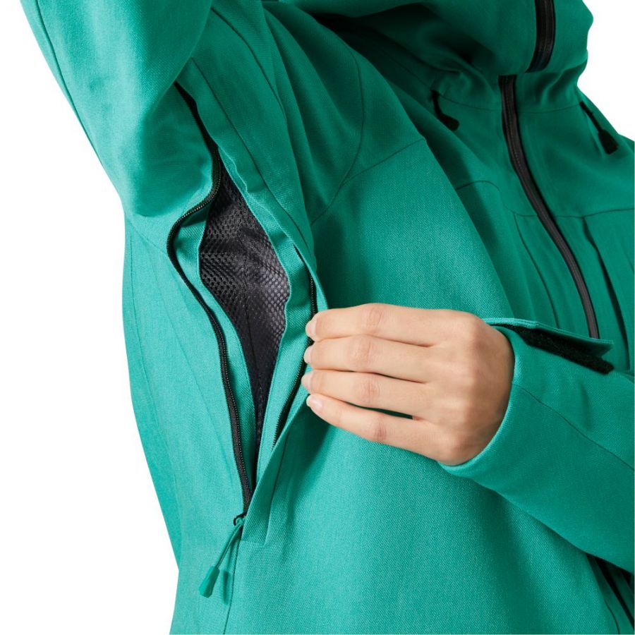 Helly Hansen Powderqueen 3.0, skijakke, dame, grøn