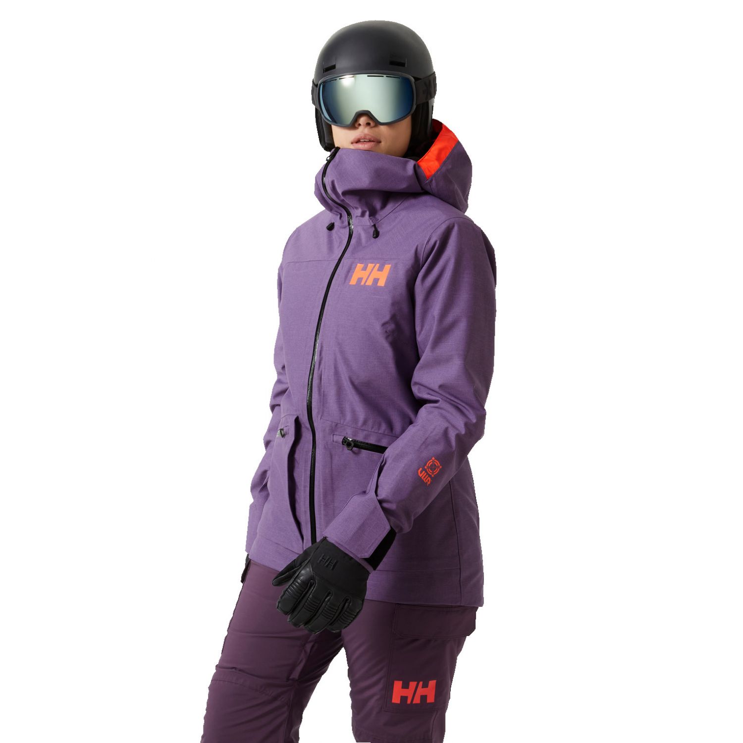 Helly Hansen Powderqueen 3.0, skijakke, dame, lilla