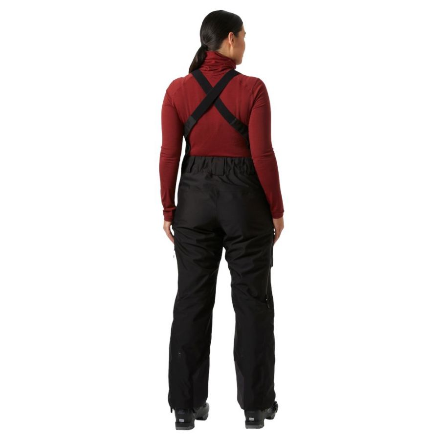 Helly Hansen Powderqueen Bib 2.0, ly?a?ské kalhoty, dámské, ?erná